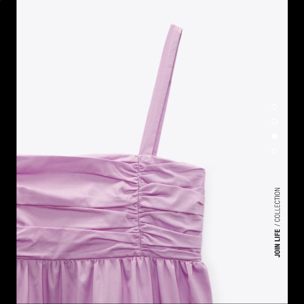 Zara tiered poplin dress - Picture 4 of 6